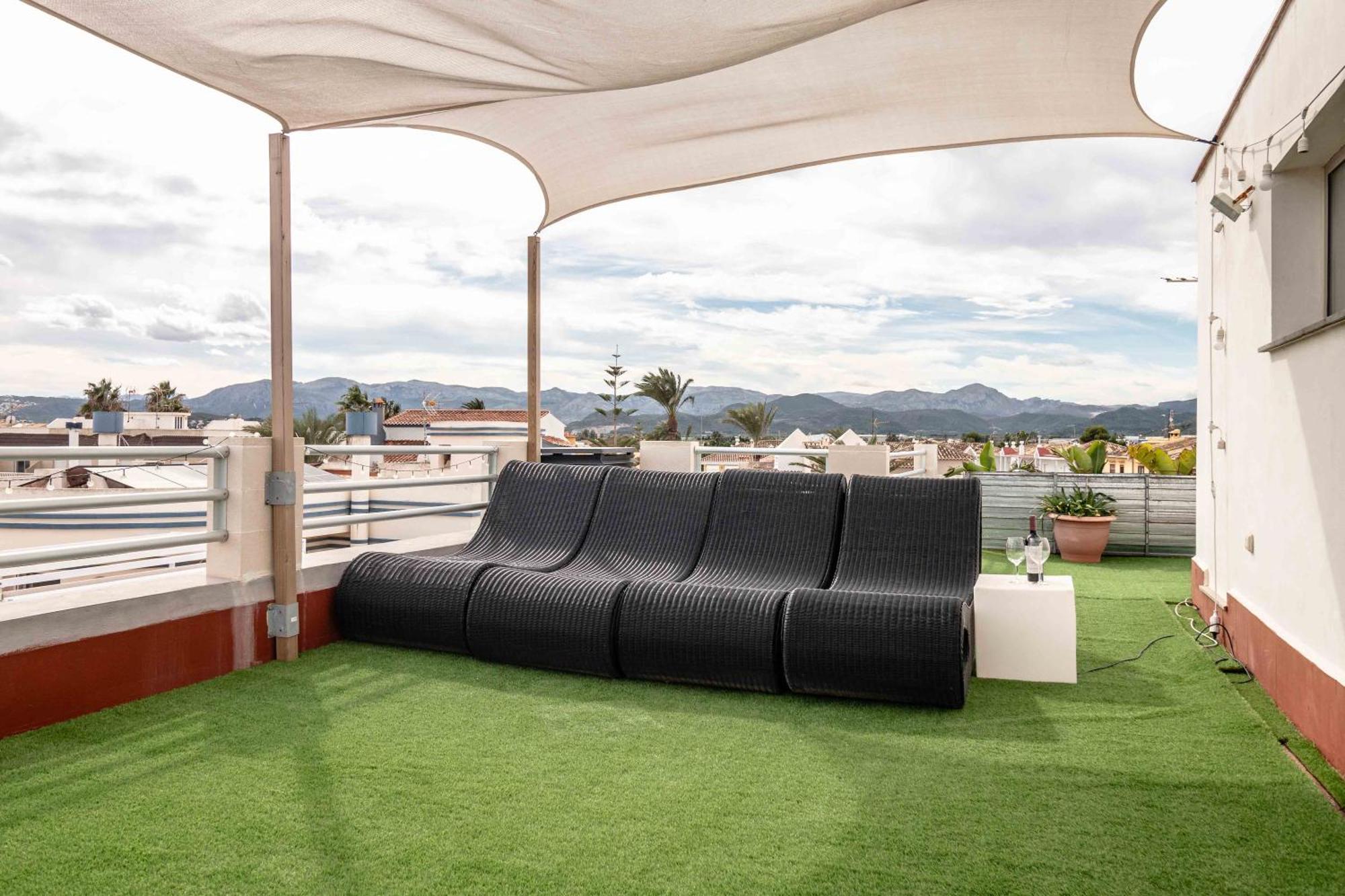 Relax Total Junto Al Mar Apartment Oliva Bagian luar foto